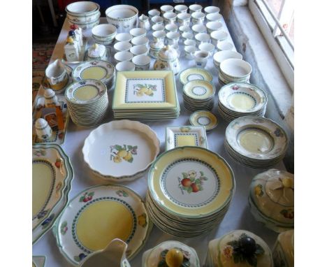Very large part dinner & tea service by Villeroy & Boch 'French Garden Fleurence'