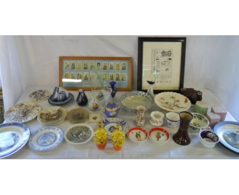 Various ceramics and glassware etc inc Caithness, Masons, Poole & Cauldon