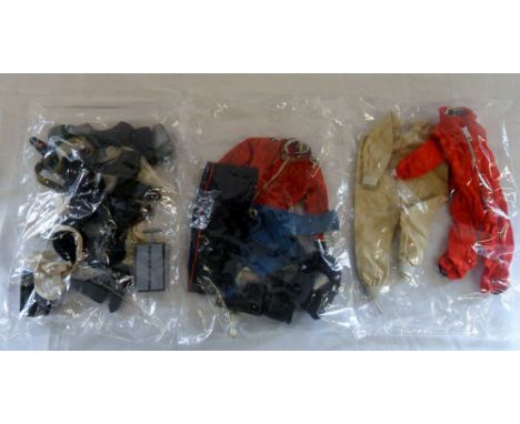 Vintage Action Man uniforms etc