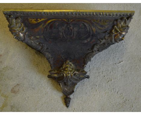 18th/19th century boulle work clock bracket (distressed)