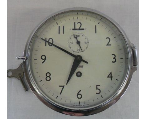 Chrome Smiths ships clock
