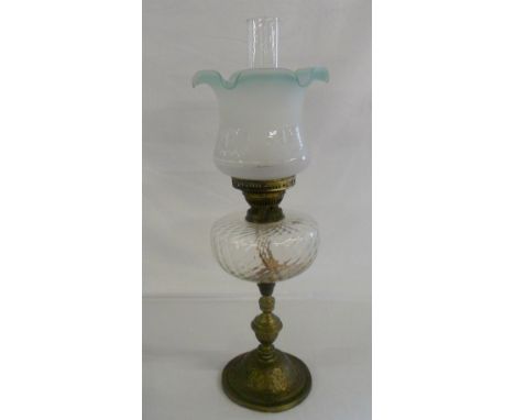 Brass paraffin lamp