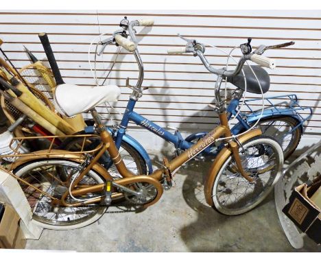 Two Hercules compact folding bikes (2)&nbsp;
