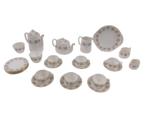 A Minton Spring Bouquet pattern part tea service.