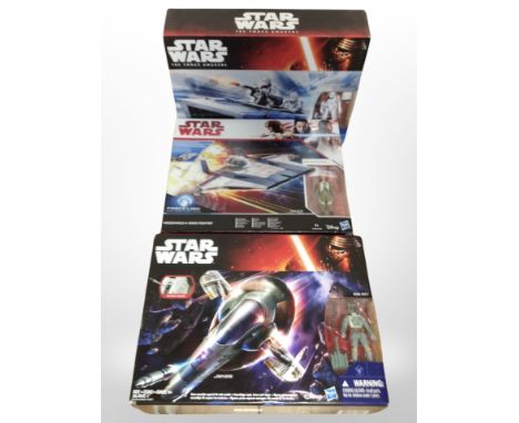 Three Hasbro Disney Star Wars box sets 