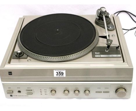 Dual CV-1160 amplifier and turntable. P&amp;P Group 3 (£25+VAT for the first lot and £5+VAT for subsequent lots) 