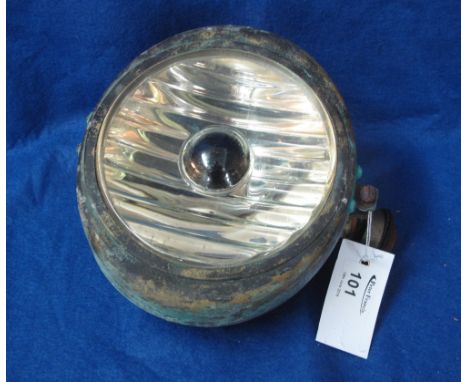Vintage car fog lamp, unnamed.