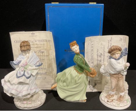 A Coalport figure for Compton & Woodhouse, Visiting Day, to celebrate Great Ormond Street Hospital, limited edition  7,096/9,