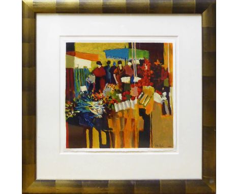 P. FANCHINI (Contemporary Italian) 'Fruit of the Season', limited edition silkscreen print, 14/350, 35cm x 35cm. 