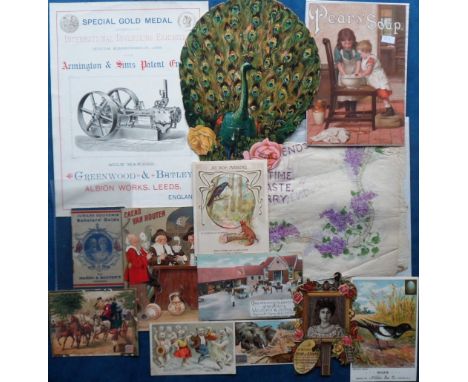 Ephemera, Advertising, approx. 100 items dating from the late 19th to the early 20thC to include Camp tissue, Marsh & Baxter'