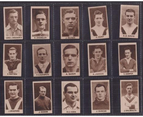 Trade cards, Roche, Famous Footballers, 'K' size (47/50, missing nos 21, 33 & 46) (gd/vg)