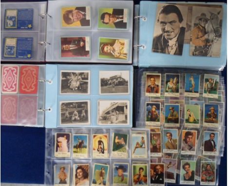 Trade cards, Cinema & Entertainment, a large collection of approx. 800 cards from many different series, mainly anonymous ser