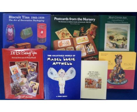 Reference Books, a selection of 20 books to include works on tins, games, postcards, greetings cards, medals, map covers, aut