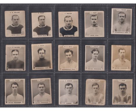 Cigarette cards, Phillips, Footballers (Brown, Oval Back), 'K' size (105/112, missing nos 23, 33, 69, 79, 80, 98 & 103) (fair