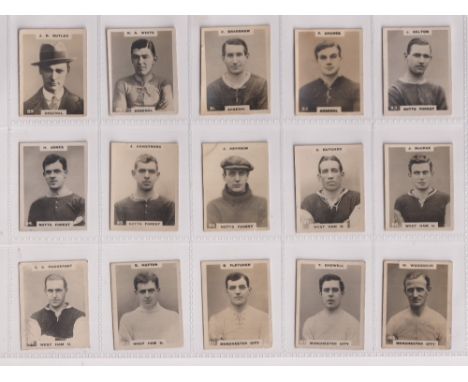 Cigarette cards, Phillips, Footballers (Black, Oval Back), 'K' size (389/400, missing nos 4, 25, 26, 36, 39, 53, 62, 63, 77, 