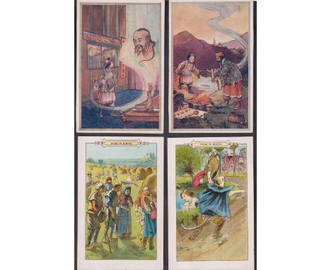 Trade cards, Sainsbury's, six sets, Aladdin & The Wonderful Lamp, Cinderella, Jack & the Beanstalk, Puss in Boots, Sleeping B