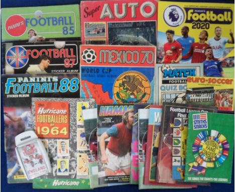 Trade cards etc, Football, large box containing a selection of football related cards, albums, give-aways etc inc. Panini Mex