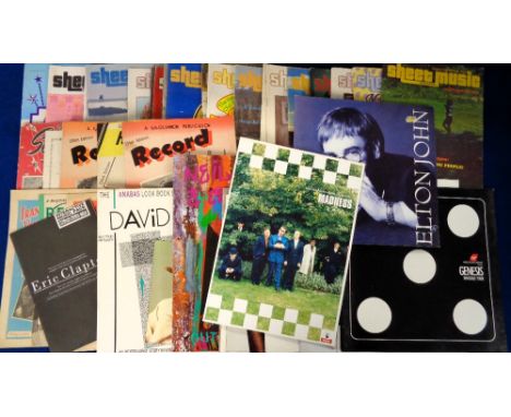 Music & Entertainment, 11 Music Tour programmes  & booklets inc. David Bowie Look Book Series, Genesis Invisible Tour, Paul Y