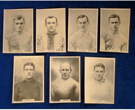 Cigarette cards, Phillips, Footballers (Premium Issue) 'P' size, Blackburn Rovers, 7 cards, nos 81 R. Walmsley, 82 N. Rogers,