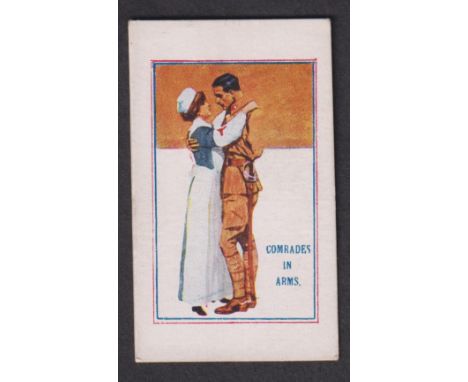 Trade card, J. F. Mearbeck, Army Pictures, Cartoons etc, type card, 'Comrades in Arms' (gd) (1)
