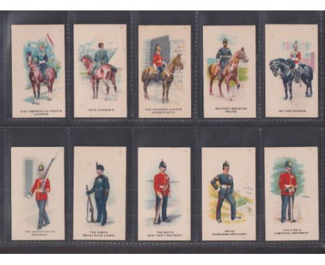 Cigarette cards, BAT (Siam), Types of the British Army (set, 50 cards) (gd)
