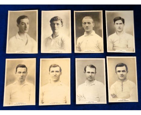Cigarette cards, Phillips, Footballers (Premium Issue) 'P' size, Tottenham Hotspur, 9 cards, nos 77 F. Walden, 79 Bert Bliss,