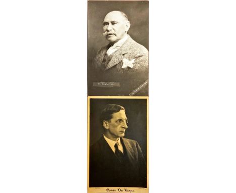 Postcards: Republican etc: Rebellion 1916, and Aftermath, 4 cards, orig. photo Portrait Cards of P.H. Pearse, E. de Valera, D