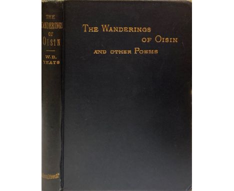 Yeats, Mangan and John McCall, with an ALSYeats [W.B.].  The Wanderings of Ossian and other Poems.  L. 1889, dark blue cloth 