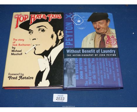 A 1997 copy of ''Without Benefit of Laundry'', signed by the author John Peyton and dedicated to George (George Thomas M.P.),