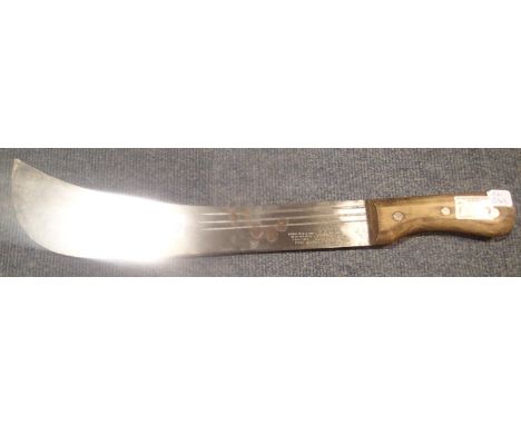 Robert Mole and son Victorian machete steamer No8, H: 56 cm. P&amp;P Group 3 (£25+VAT for the first lot and £5+VAT for subseq