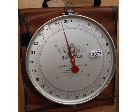 Reuben Heaton scales to 26lkb, with carry bag. P&amp;P Group 3 (£25+VAT for the first lot and £5+VAT for subsequent lots) 