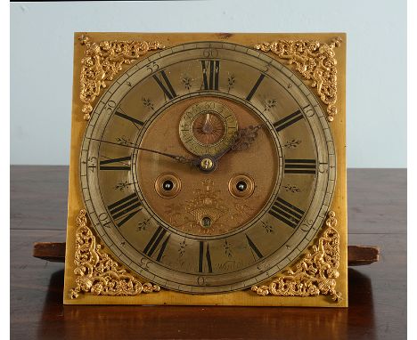 11 1/2" 18thC Longcase 8 Day Clock Movement by Rob Roe Winton (Winchester)