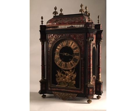 A Late 17th/Early 18thC Boulle Bracket Clock THERIBIER PARIS c1700 - H65cm