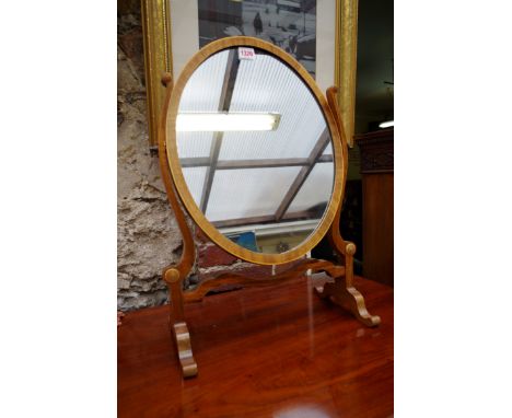 A Georgian style mahogany skeleton frame mirror.