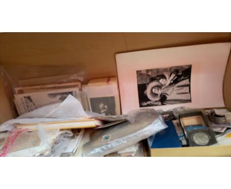 Assorted coins, stamps, first day covers, cigarette cards, ration books, Cardiff book etc 