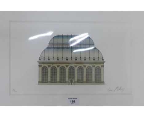 Calum Duncan McCafferty  New Palm House, Royal Botanics, Edinburgh  Ltd edition print No. 15/100,  signed in pencil,  38 x 23