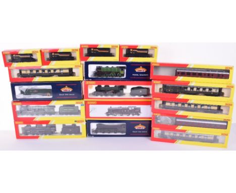 Hornby Railroad 00 gauge locomotives, coaches and wagons, R2730 LMS 2-6-4 Stanier 4P LMS tank engine 2484, R3060 4-6-2 BR cla