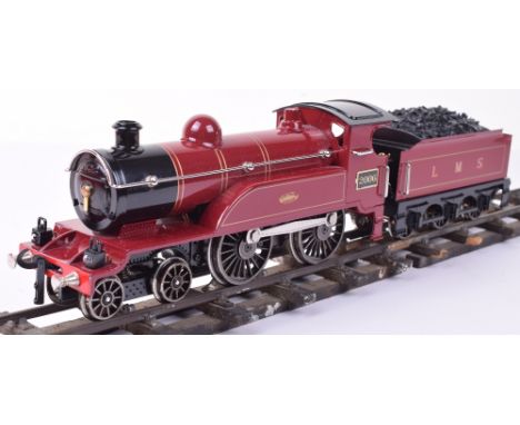 ACE Trains 0 gauge E3 24V DC 2006 Celebration class LMS 4-4-0 locomotive and tender, maroon livery, working lights, boxed wit