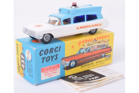 corgi toys superior ambulance on cadillac chassis