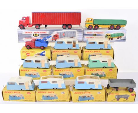 Dinky boxed 934 Leyland Octopus Wagon, yellow cab and chassis, back, red hubs, good condition, some chips mainly to wheel arc