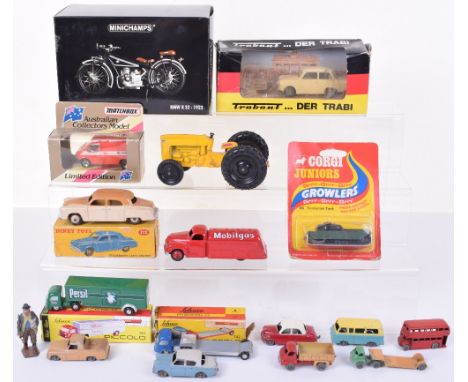 Quantity of various Diecast Toys, including: boxed Vitesse Trabant Berlin Wall 9th November 1989, 2 x boxed Schuco Piccolo 74