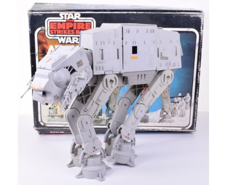 Vintage Palitoy Star Wars ‘The Empire Strikes Back’ Boxed AT-AT, complete with battery compartment door, 2 chin guns (clear) 