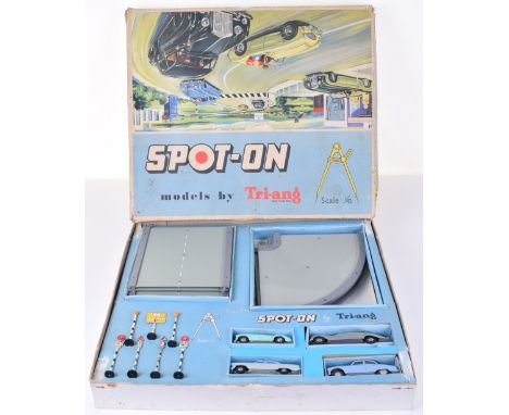 Triang  Spot-on No.1 Presentation set, boxed set containing 100 Ford Zodiac, light blue/grey, 101 Armstrong Siddeley 236 Sapp