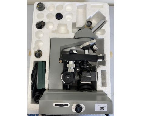 Kyowa Tokya monocular compound microscope with three objectives 