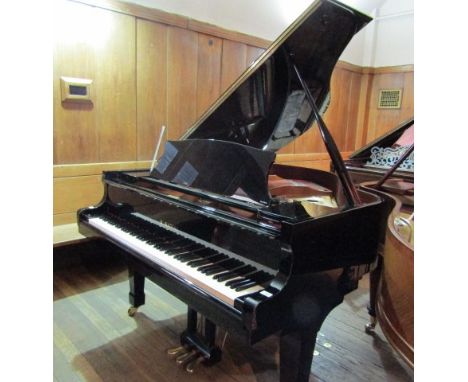 Kawai (c2005)  AMENDMENT CHANGE OF PIANOA 5ft 5in Model RX1 grand piano in a bright ebonised case on square tapered legs.