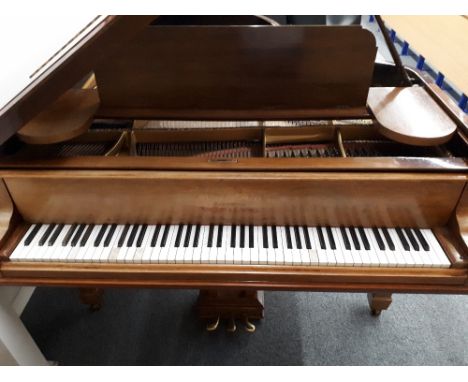 Steinway (c1910) A 6ft 2in 88-note Model A grand piano in a mahogany case on square tapered legs.