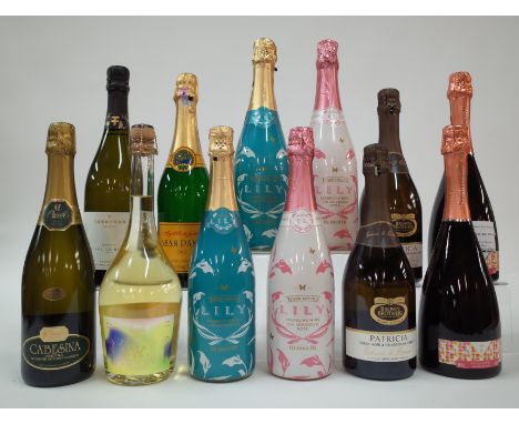 12 BOTTLES SPARKLING WINECasali Ca'Besina Spergola 2021; Trentham Estate Reserve Blanc de Blancs Brut NV; Weightstone Vineyar