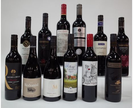 11 BOTTLES MCLAREN VALE SHIRAZ AND 1 CABERNET SAUVIGNONThe Hedonist 2020; Chapel Hill The MV 2020; Village Green 2021; Zonte'