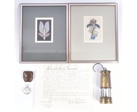 SAS Interest - a collection of assorted items belonging to one Captain Brian William Willington of 23 SAS (previously a Secon