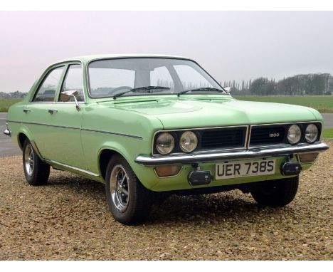 PLEASE NOTE: This vehicle has 18,200 recorded miles and not 8,200 miles as stated in the e-catalogue.1978 Vauxhall Viva 1800 